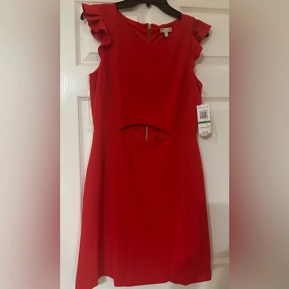 NWT GB red cutout dress - Picture 1 of 2